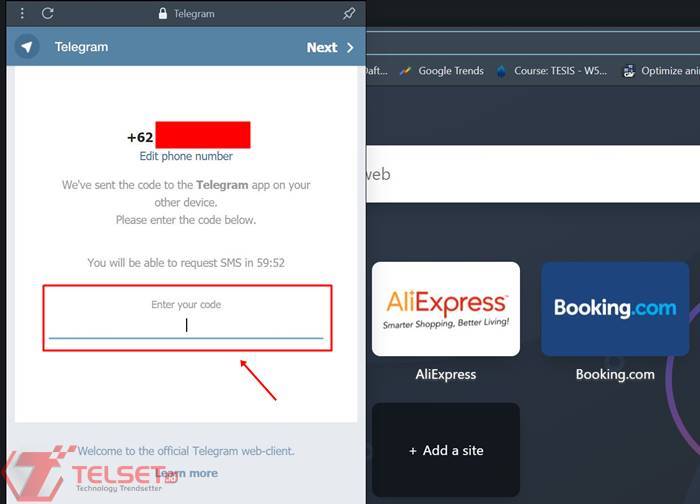 Cara Menggunakan Telegram Web