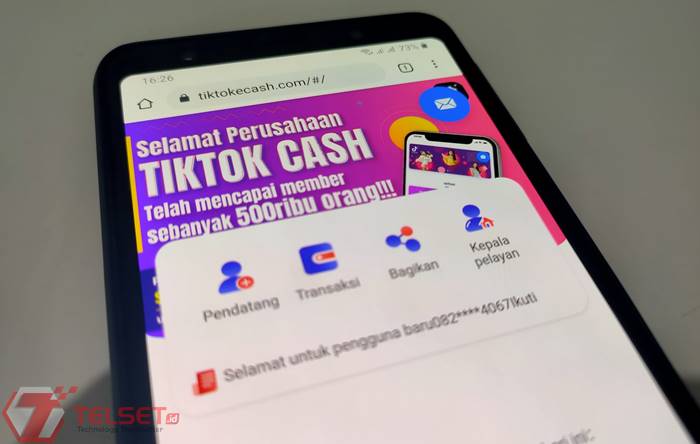 Kominfo blokir TikTok Cash