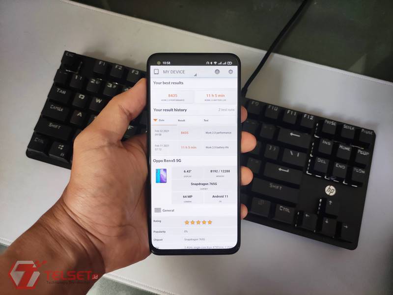 Uji Performa Oppo Reno5 5G
