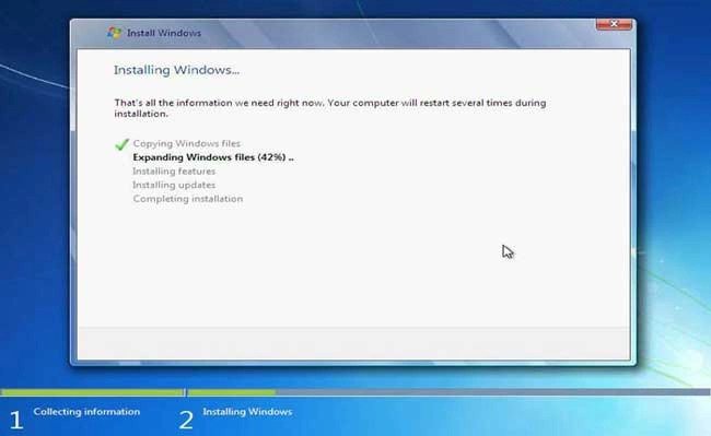 Cara Install ulang Windows 7