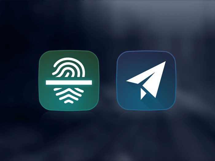 Cara fingerprint lock telegram
