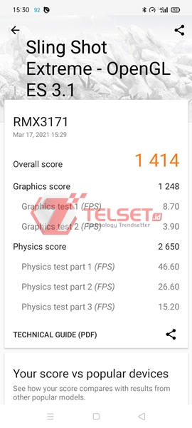 3DMark Realme Narzo 30A