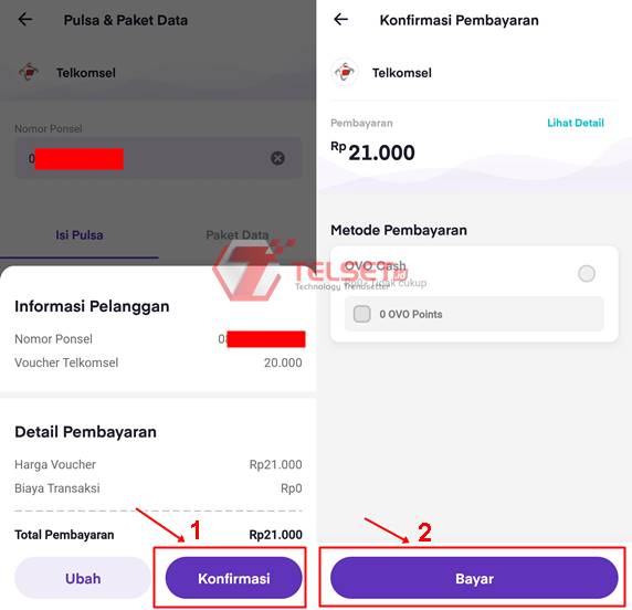 Cara Beli Pulsa di OVO