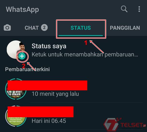 Cara Mute Video WhatsApp