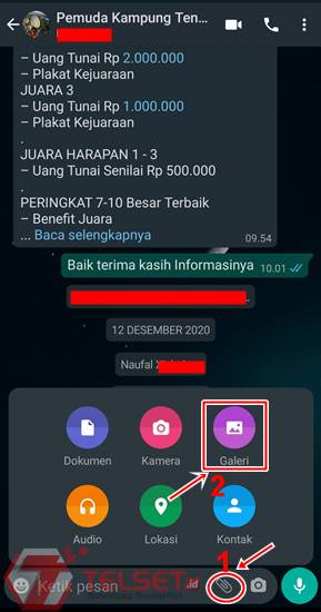 Cara Mute Video WhatsApp