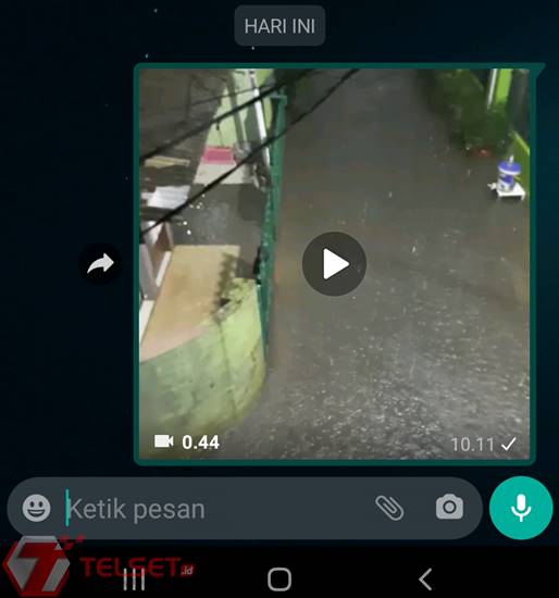 Cara Mute Video WhatsApp