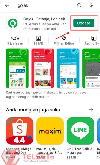 Aplikasi Gojek GoMart Bulog