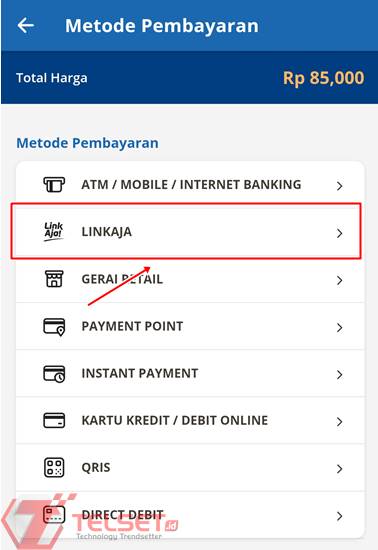 cara pembayaran kai access linkaja