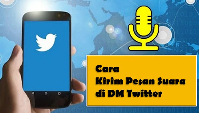 pesan suara DM Twitter