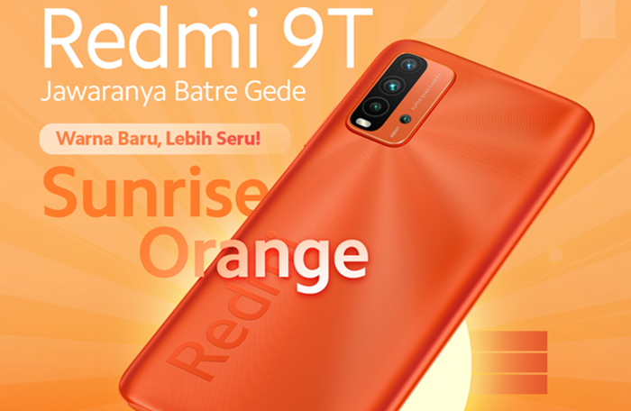 Redmi 9T Sunrise Orange Indonesia