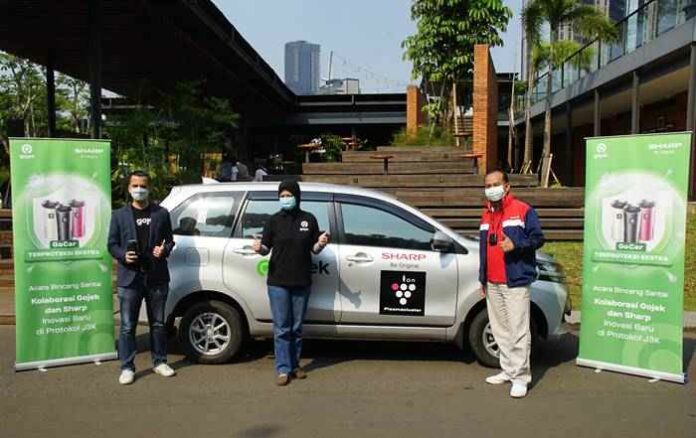 Gojek GoCar Air Purifier Sharp