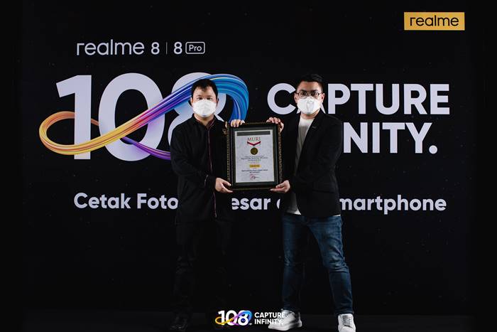 Rekor MURI Realme 8 Pro