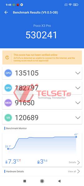 AnTuTu Poco X3 Pro