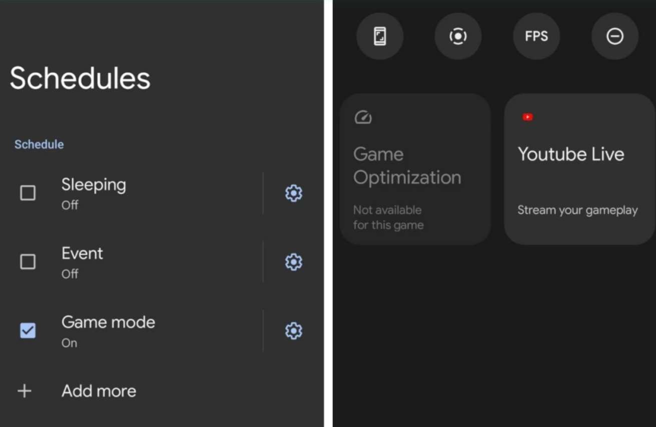Game Mode Android 12