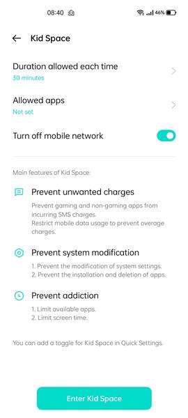 Kid Space Oppo A74