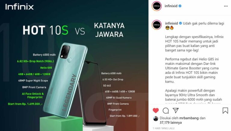 Infinix Xiaomi Instagram