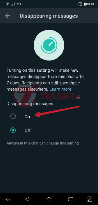 Fitur Dissapearing Messages WhatsApp