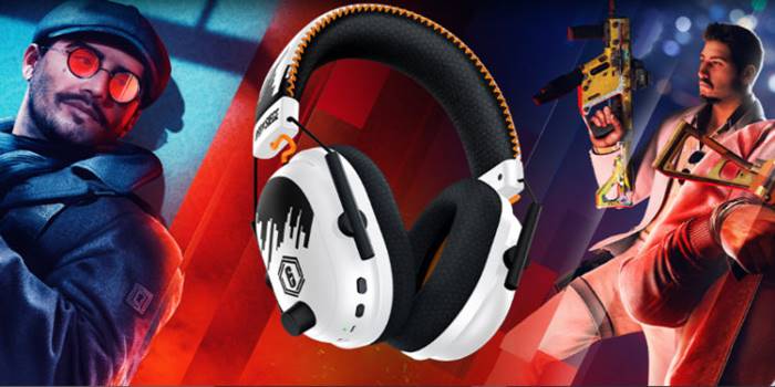 Headset Gaming Razer BlackShark V2 Pro Six Siege Special Edition.