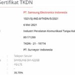 TKDN Samsung Galaxy A22 5G Indonesia