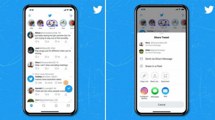 Tweet ke Instagram Stories
