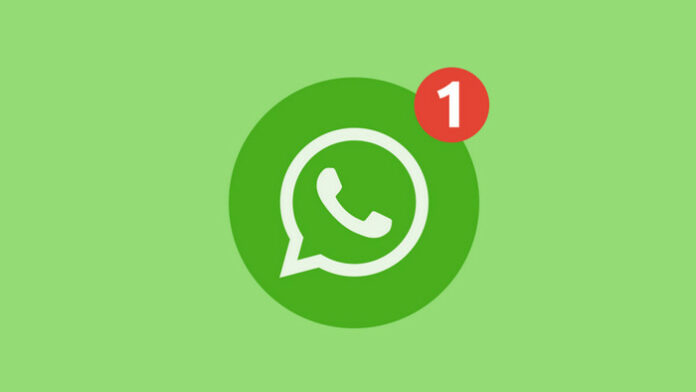 WhatsApp notifikasi WhatsApp notifikasi