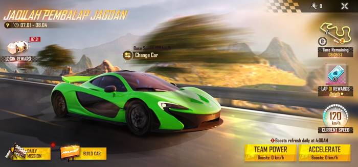 Event Garena Free Fire Mclaren