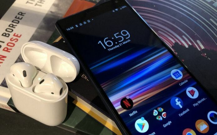 AirPods ke Android telset Menghubungkan AirPods ke Android