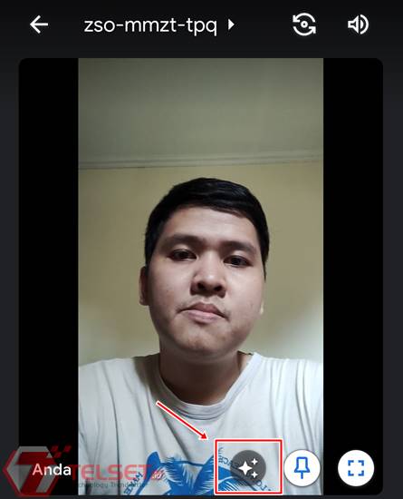 Cara filter animasi Google Meet