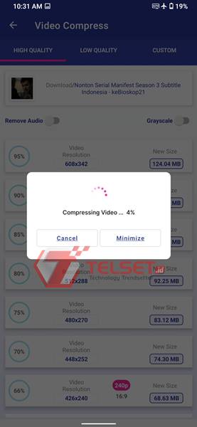 Cara Kompres Video Android