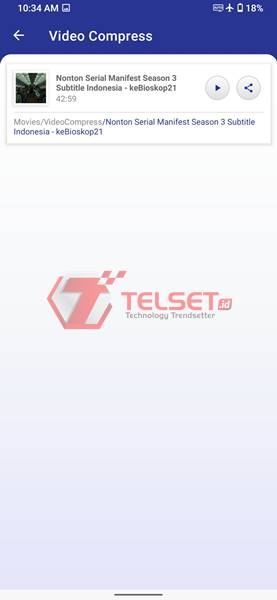 Cara Kompres Video Android