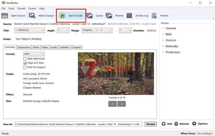 Cara Kompres Video PC Laptop