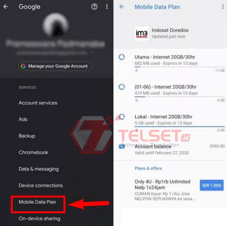 cara cek kuota im3 dan indosat Ooredoo