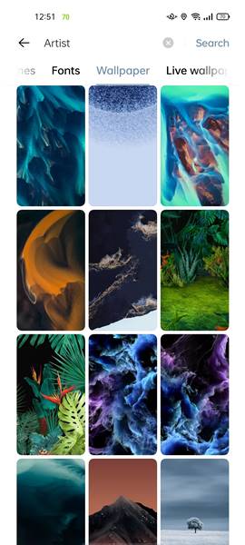 Fitur Artist Wallpaper Oppo Reno6
