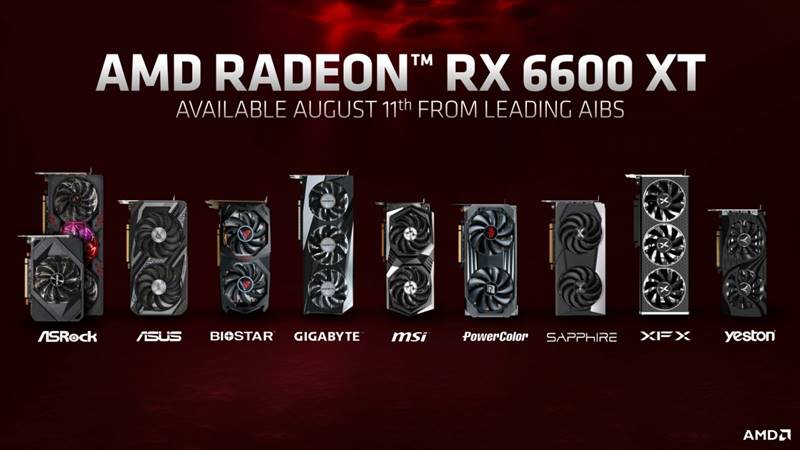 GPU AMD Radeon RX 6600XT