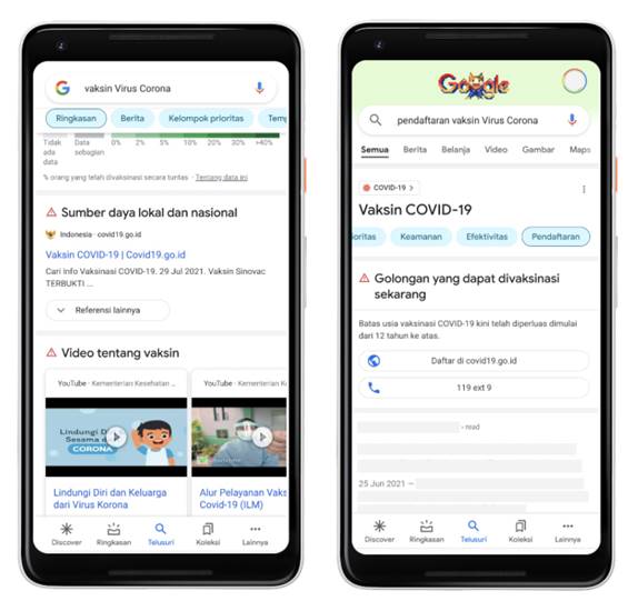 Jenis vaksin Covid-19 Google Trends
