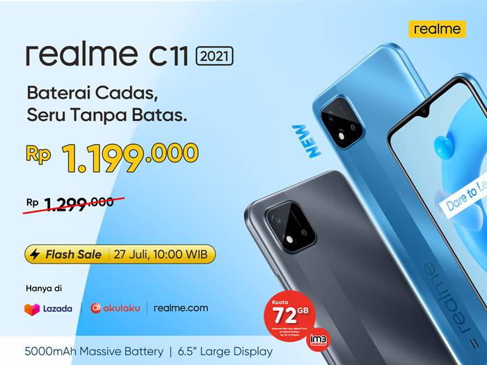 Spesifikasi Harga Realme C11 2021 Indonesia