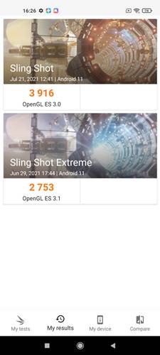 3d benchmark Xiaomi Mi 11 Lite