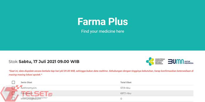 Situs Bantu Pasien Covid-19