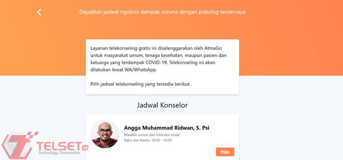Situs bantu pasien covid-19