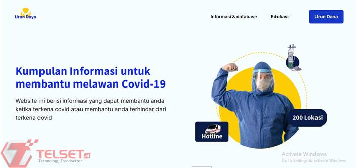 situs bantu pasien Covid-19
