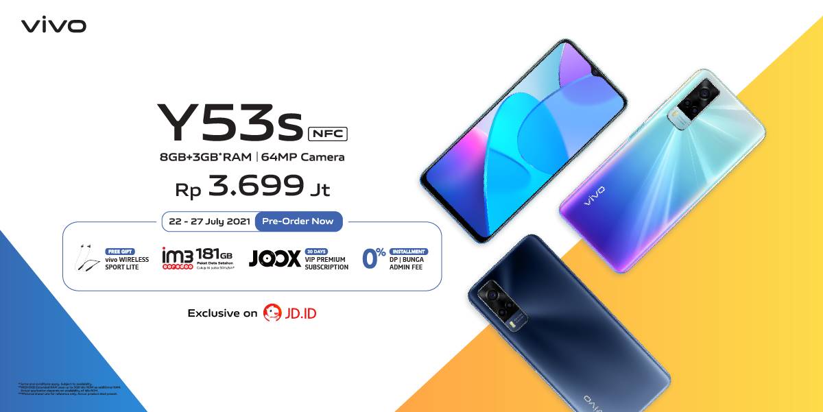 Spesifikasi Harga Vivo Y53s Indonesia