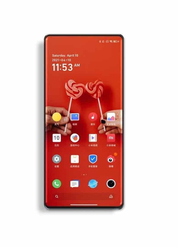 Xiaomi Mi Mix 4 Kamera Bawah Layar