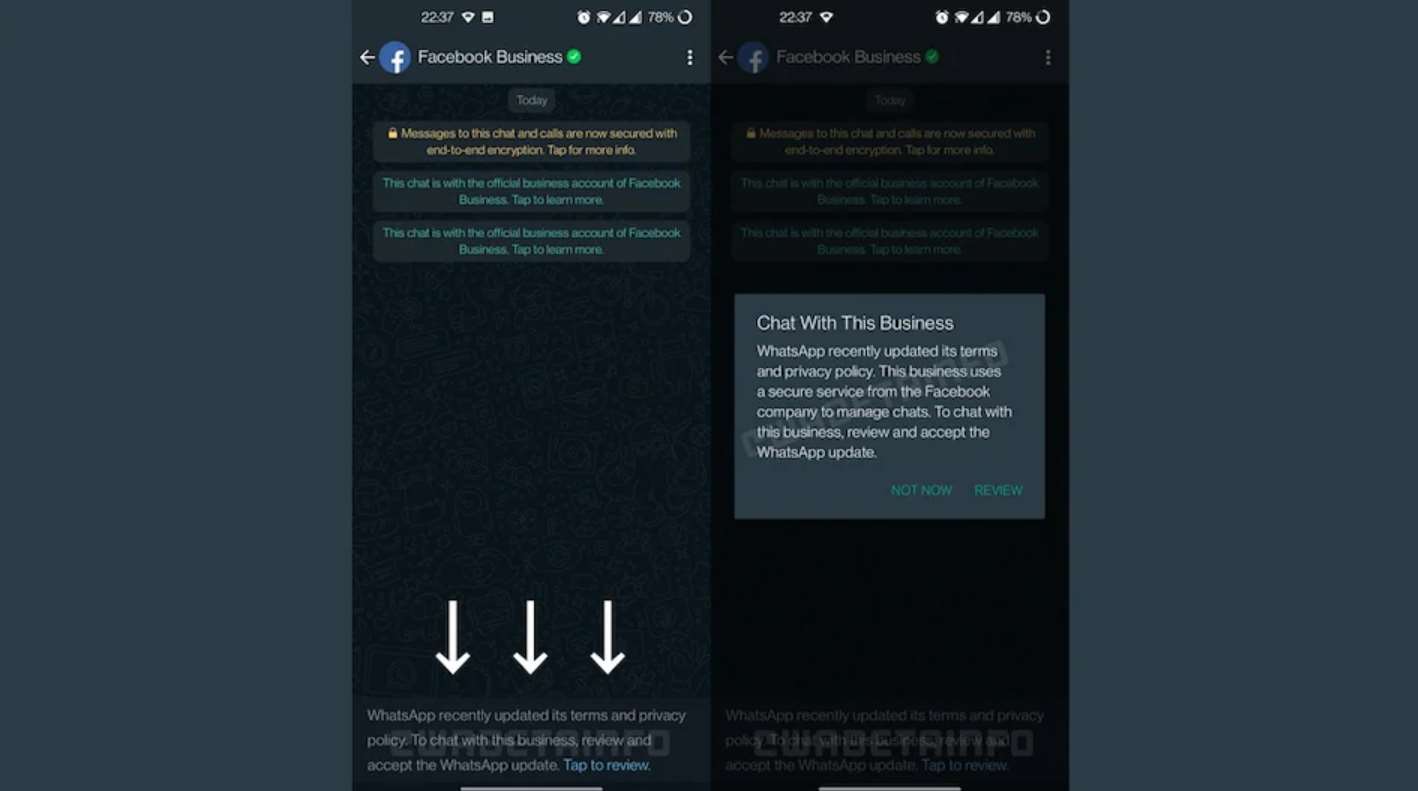 Kebijakan Privasi WhatsApp wajib