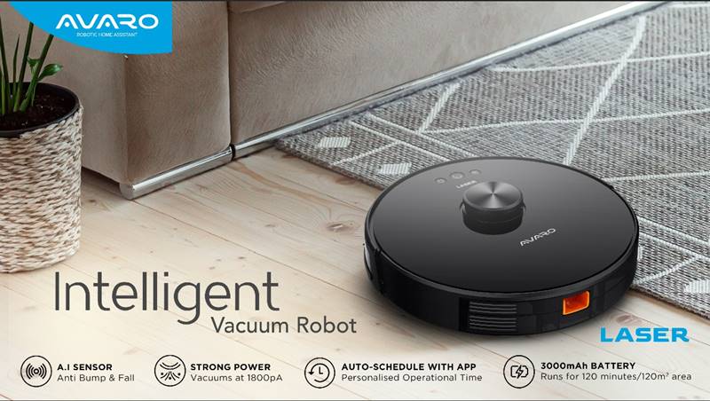 Robot Vacuum Cleaner Avaro Laser
