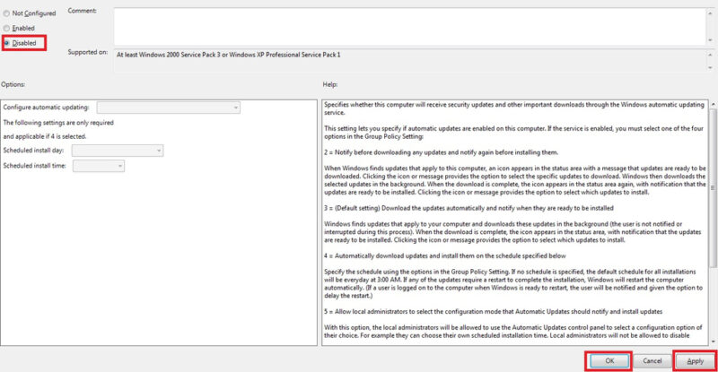 Cara menghentikan update otomatis Windows 10