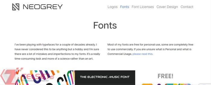 Font online gratis