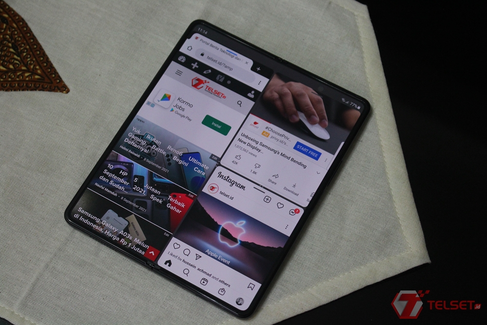 Fitur Produktivitas Samsung Galaxy Z Fold3