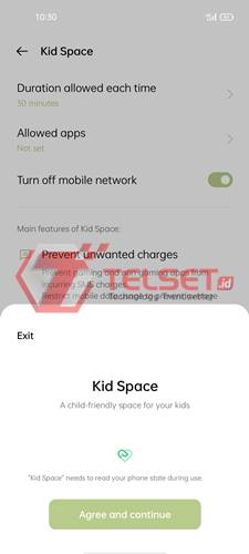 Kid Space HP Oppo Reno6