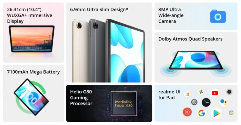 Spesifikasi Harga Realme pad Indonesia