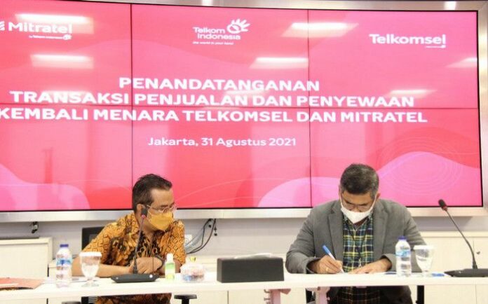 Telkomsel jual menara ke Mitratel telset